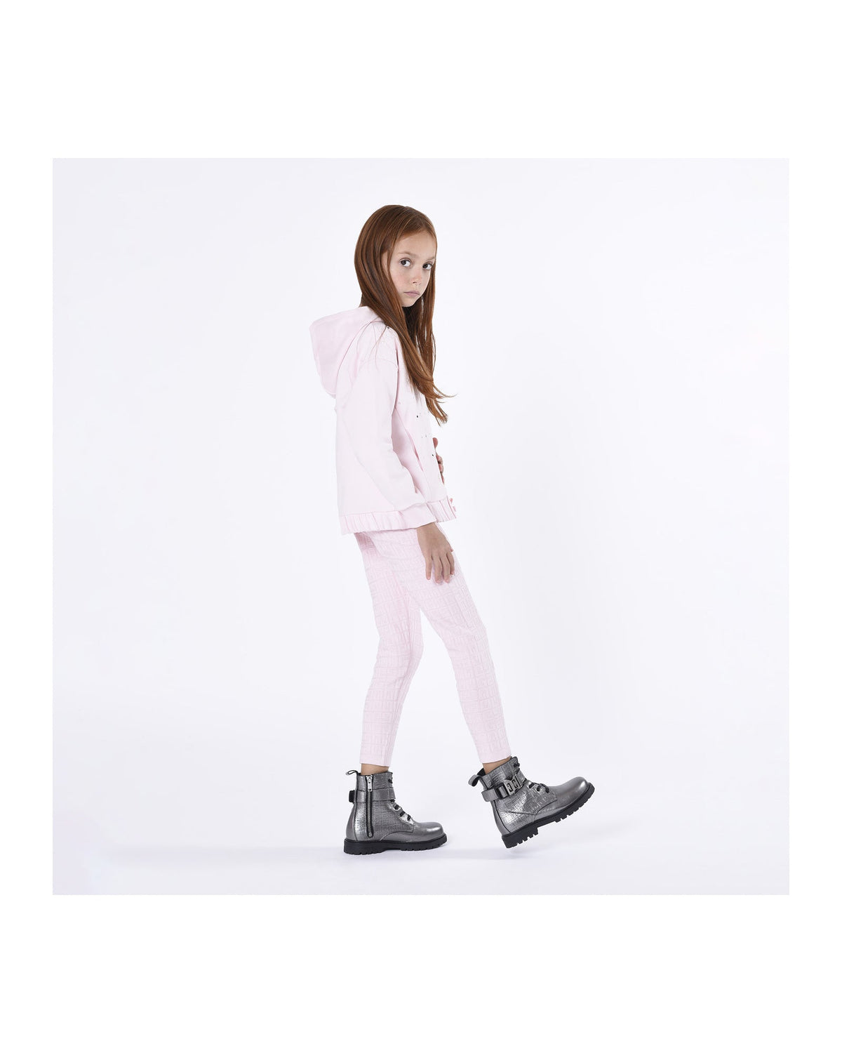 Sweatshirt à capuche en coton - Marshmallow