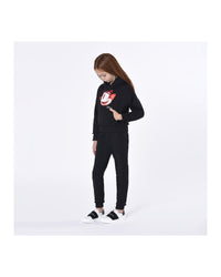Sweatshirt à capuche en coton - Black