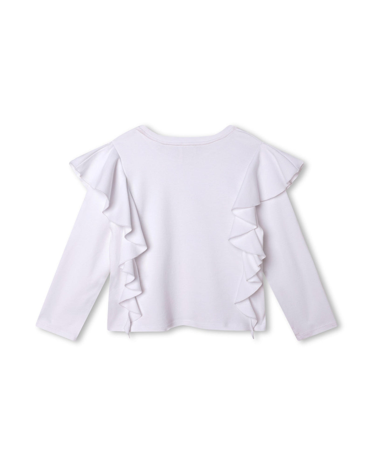 T-shirt à manches longues en coton - Blanc