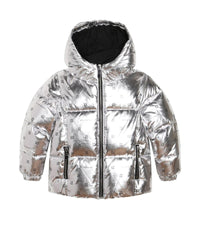 Doudoune à capuche - Silver