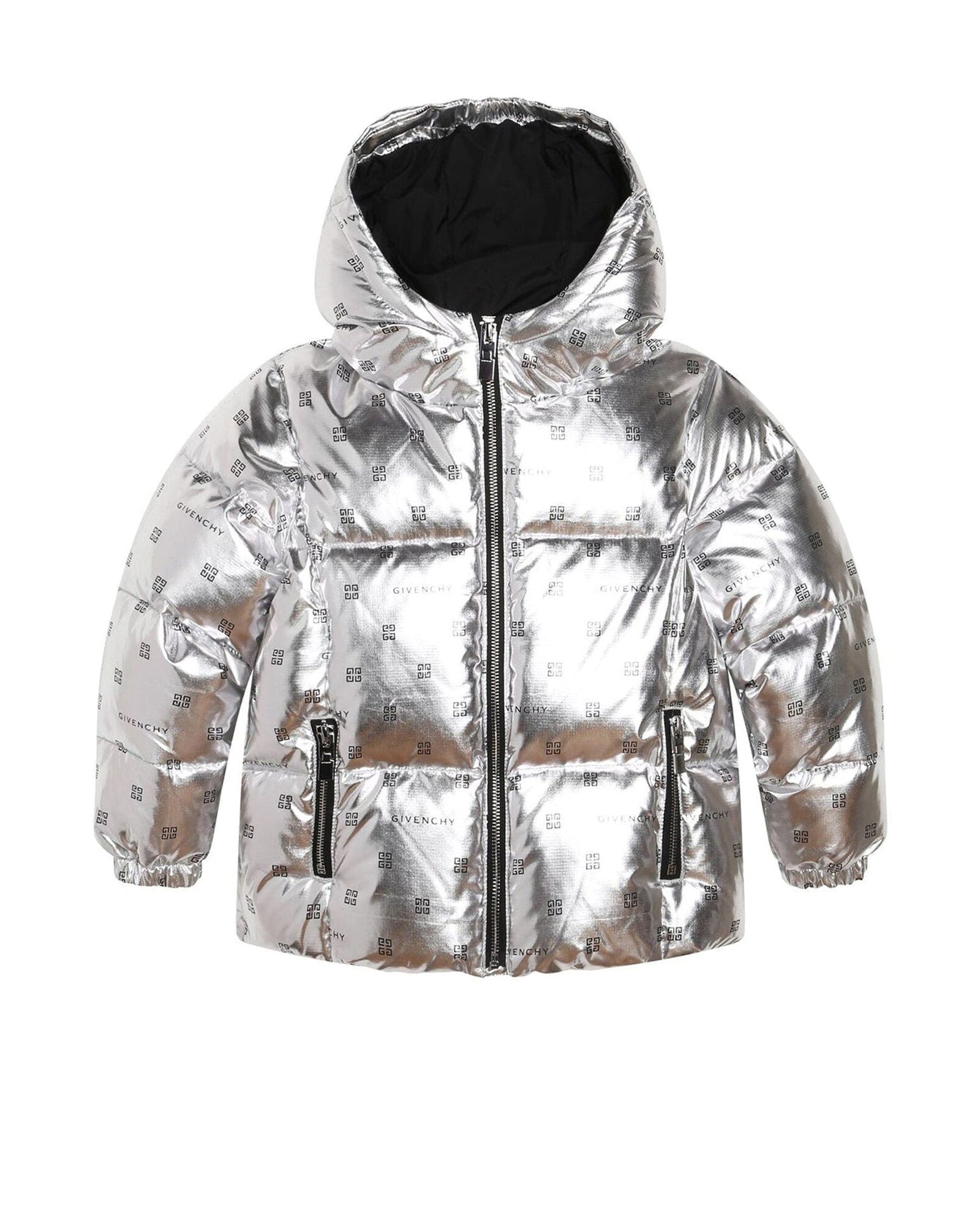 Doudoune à capuche - Silver