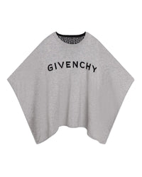 Cotton cape - Black Grey