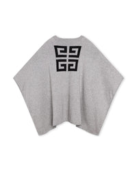 Cotton cape - Black Grey