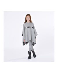 Cape en coton - Noir gris