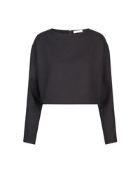 Pull Kiss à encolure bateau - Black