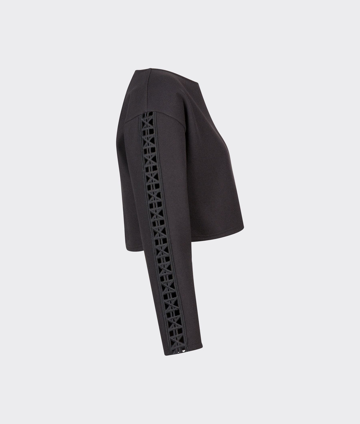 Pull Kiss à encolure bateau - Black