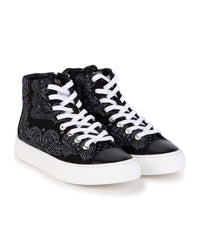 Baskets à imprimé bandana - Black