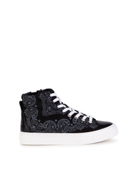 Sneakers à imprimé bandana - Black