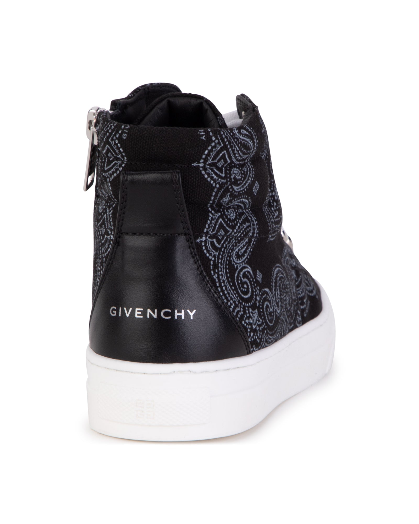 Sneakers à imprimé bandana - Black
