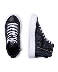 Baskets à imprimé bandana - Black