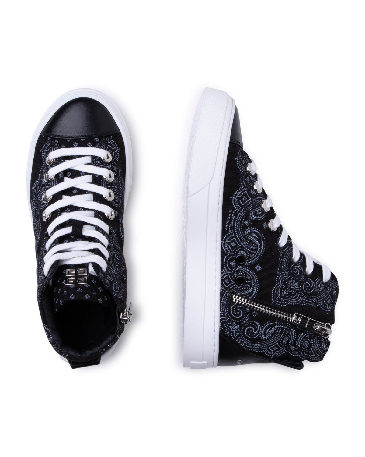 Baskets à imprimé bandana - Black