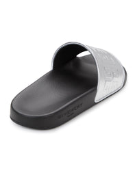 Embossed mules - Silver
