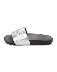 Embossed mules - Silver