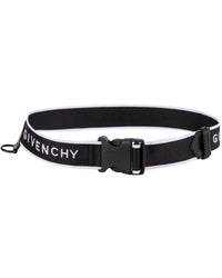 Jacquard clip belt - Black