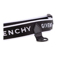 Ceinture sangle avec motif jacquard à clip - Black