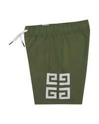 Short de bain à taille élastiquée - Army