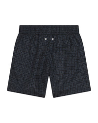 Short de bain à taille élastiquée - Black