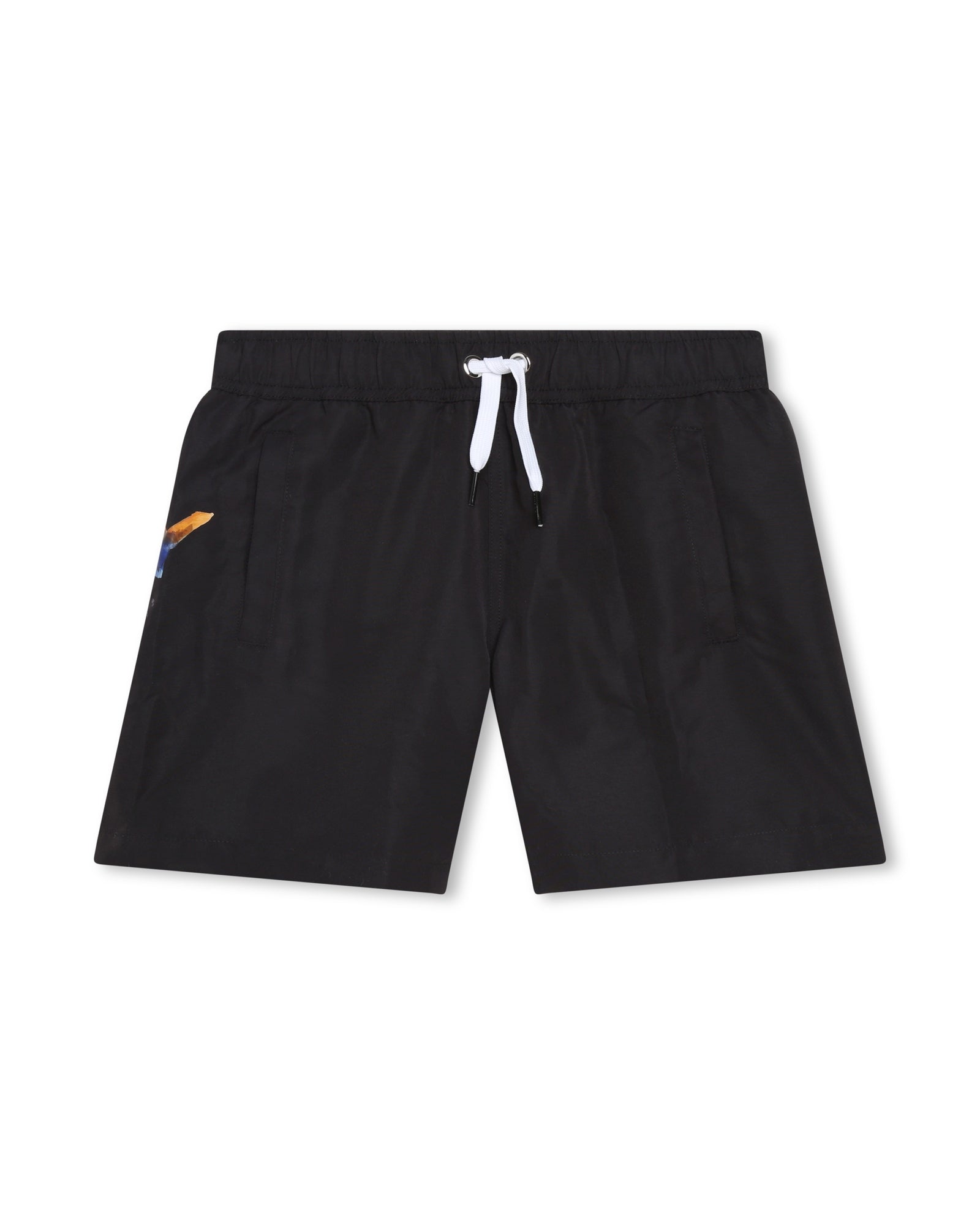 Swimming shorts with elasticated waistband - Black