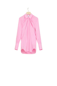 Silk draped blouse - Pivoine