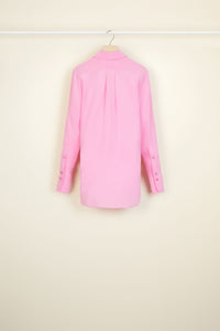 Silk draped blouse - Pivoine