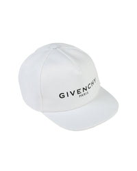 Casquette en twill à logo en relief - Blanc