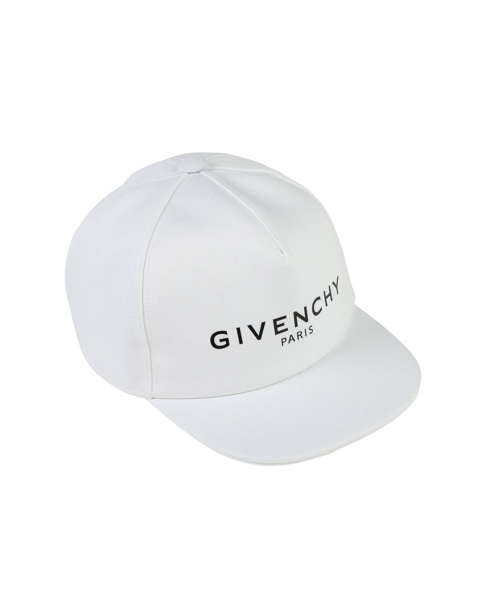 Casquette en twill à logo en relief - Blanc