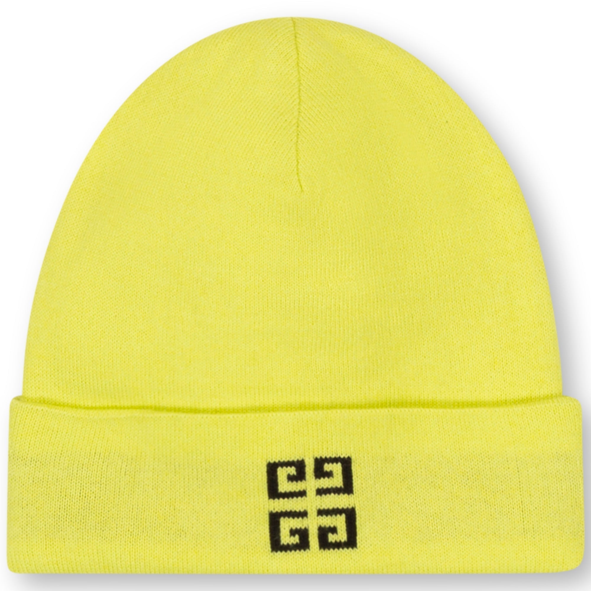 Bonnet en coton - Jaune neon