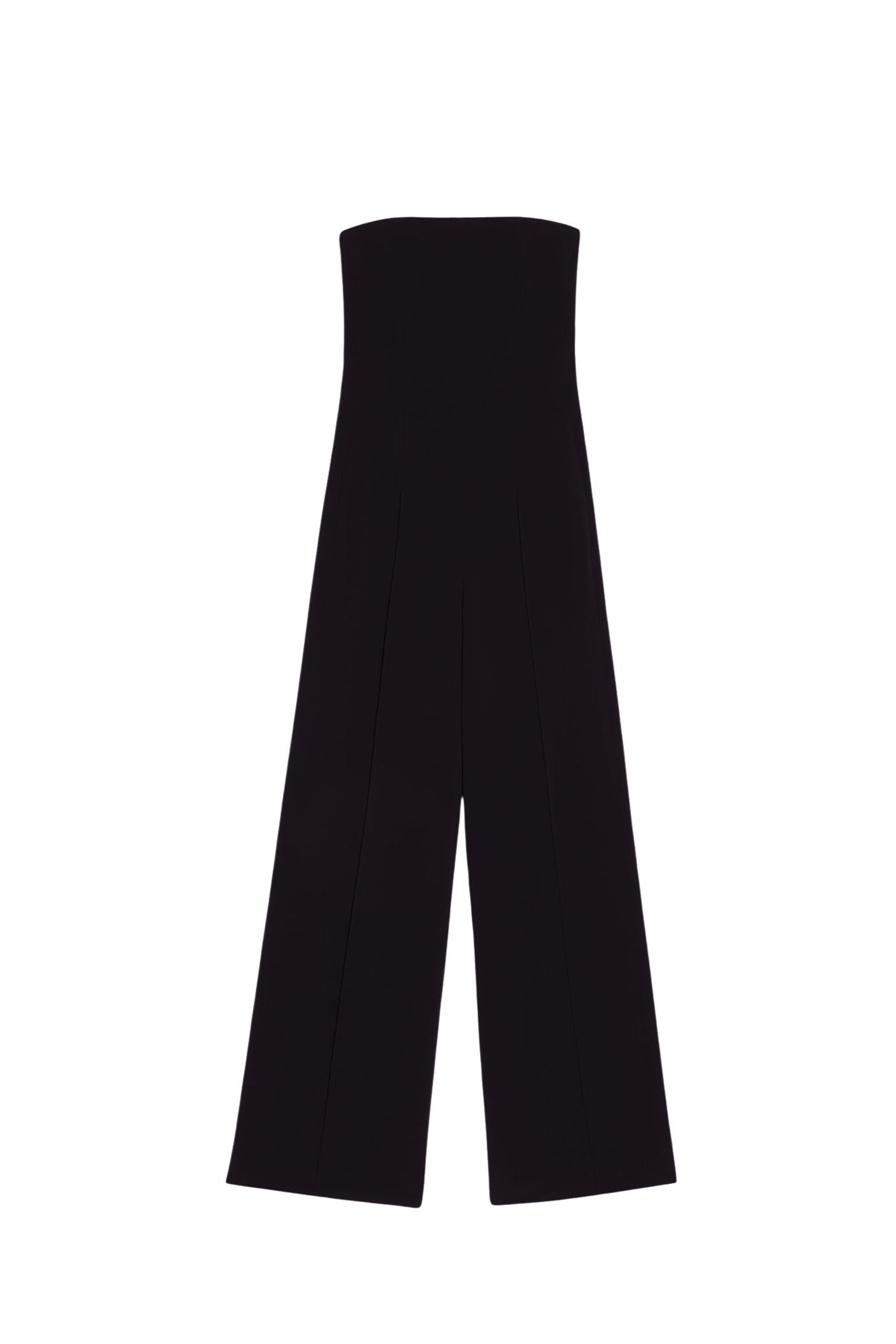Combinaison bustier à fermeture zippée - Black