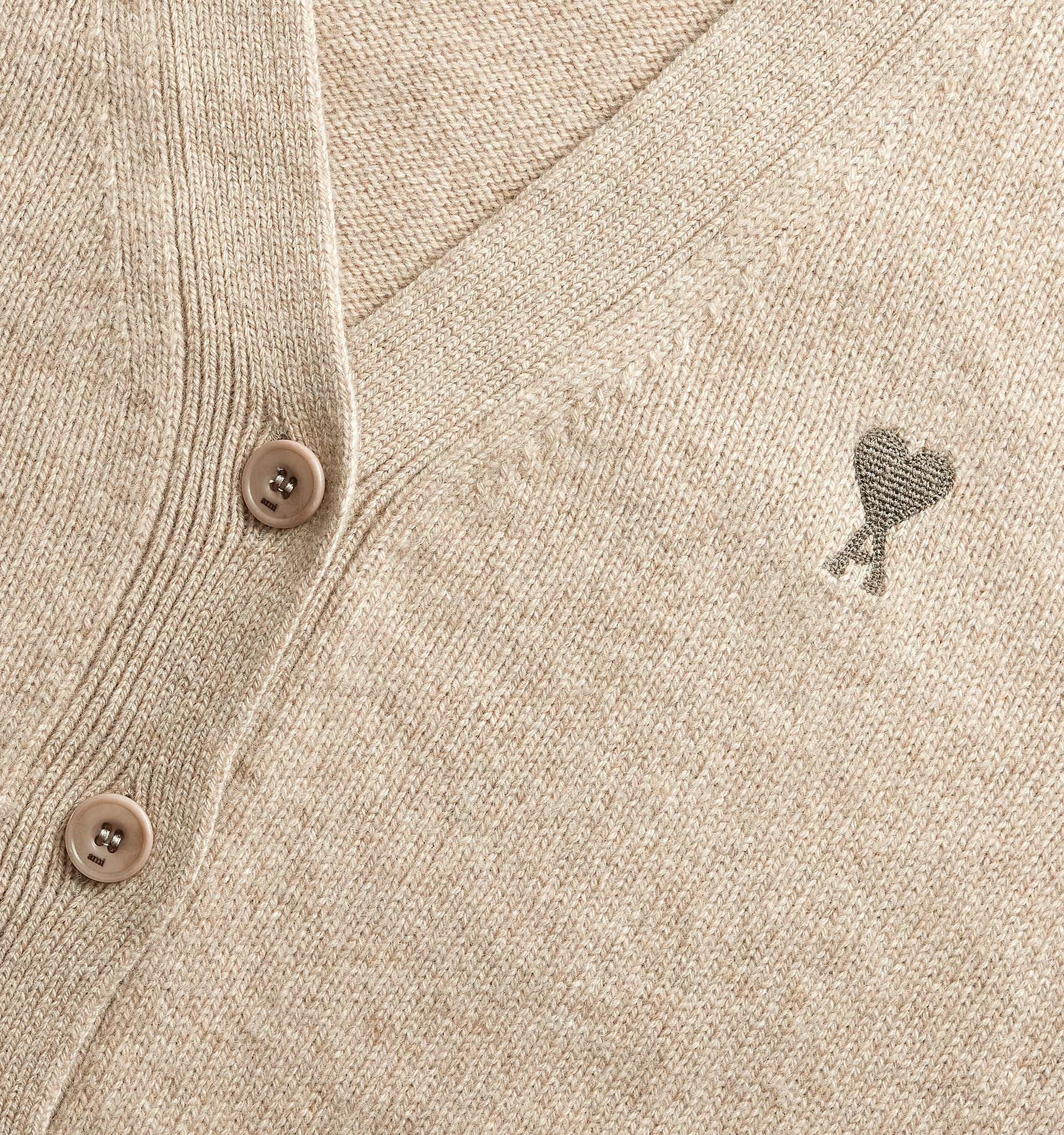 Cardigan Ami de Cœur en cachemire et laine - Beige