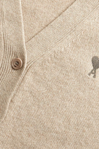 Cardigan Ami de Cœur en cachemire et laine - Beige