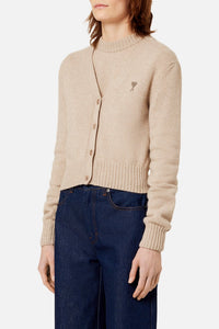 Cardigan Ami de Cœur en cachemire et laine - Beige