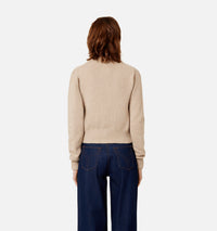 Cardigan Ami de Cœur en cachemire et laine - Beige