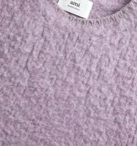 Pull brossé à col rond en laine - Parma