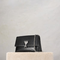 Sac à bandoulière Voulez-Vous en cuir - Black