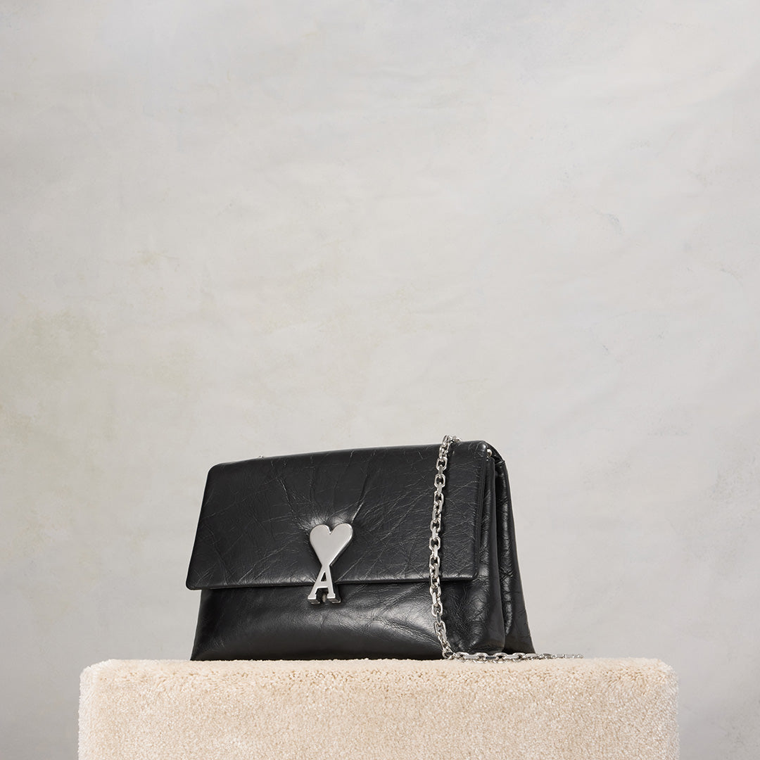 Sac à bandoulière Voulez-Vous en cuir - Black