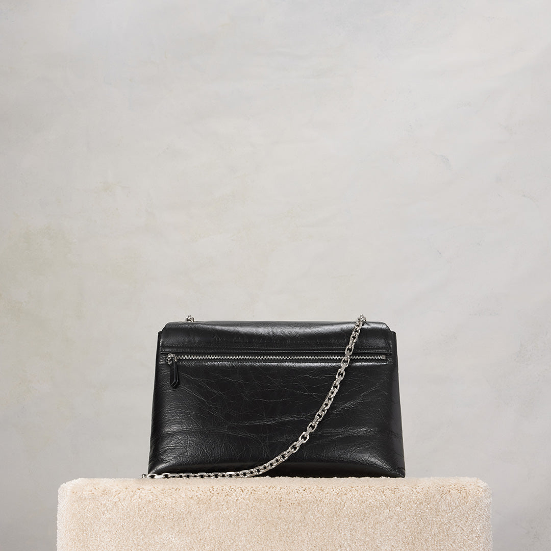Sac à bandoulière Voulez-Vous en cuir - Black