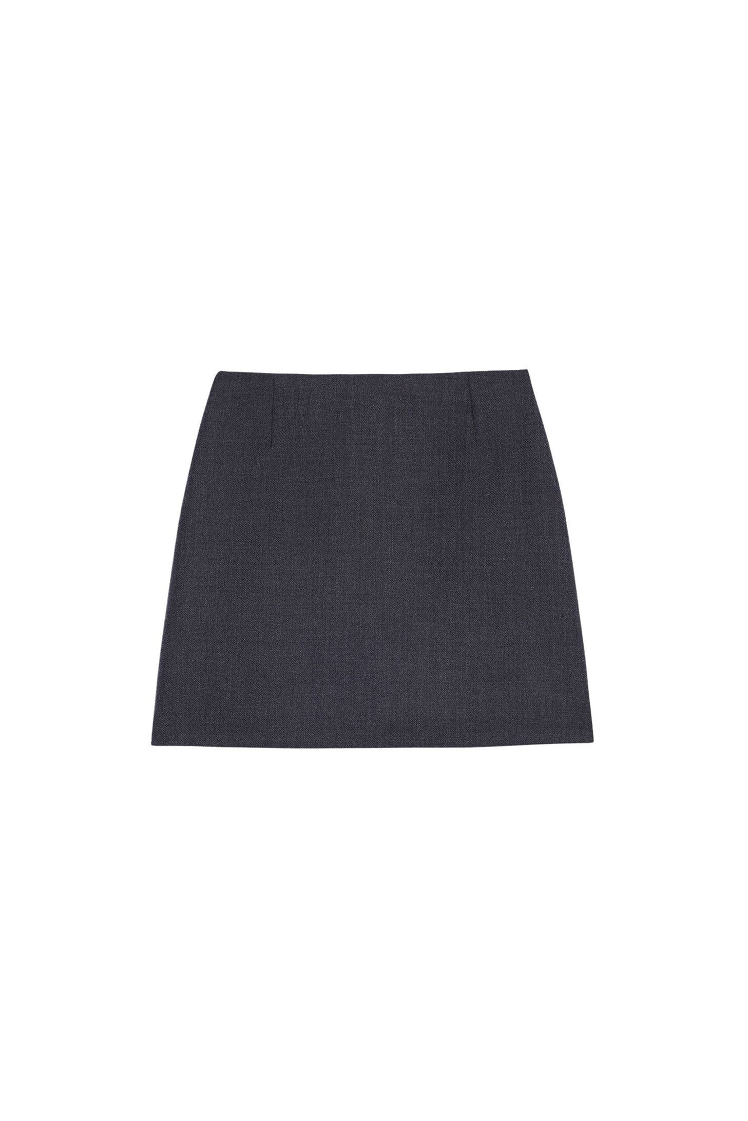 Jupe courte en laine - Grey