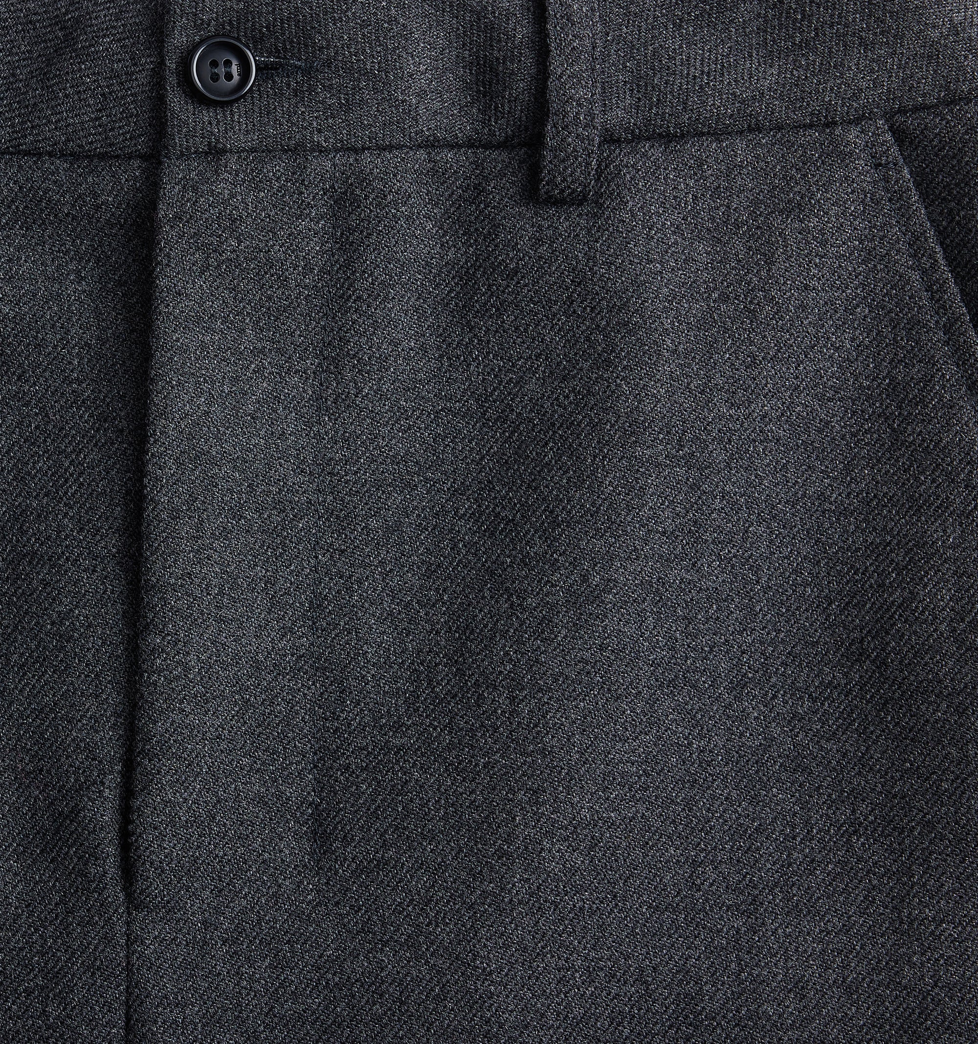 Jupe crayon fendue en laine - Grey