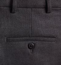 Pantalon coupe carotte en laine mélangée - Light Grey