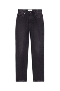 Pantalon droit en denim délavé - Used Black