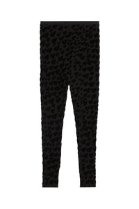 Legging orné de cœurs - Black