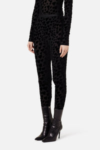Legging orné de cœurs - Black