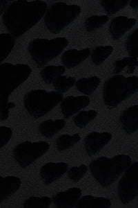 Legging orné de cœurs - Black