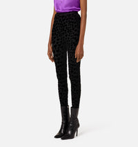 Legging orné de cœurs - Black
