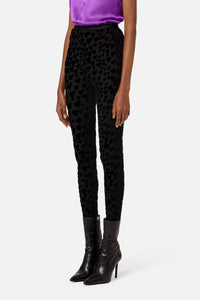 Legging orné de cœurs - Black