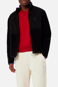 Veste polaire Ami de Cœur zippée - Black