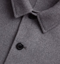 Manteau court en laine et cachemire - Grey