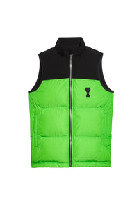 Doudoune Ami de Cœur sans manches - Black & Green