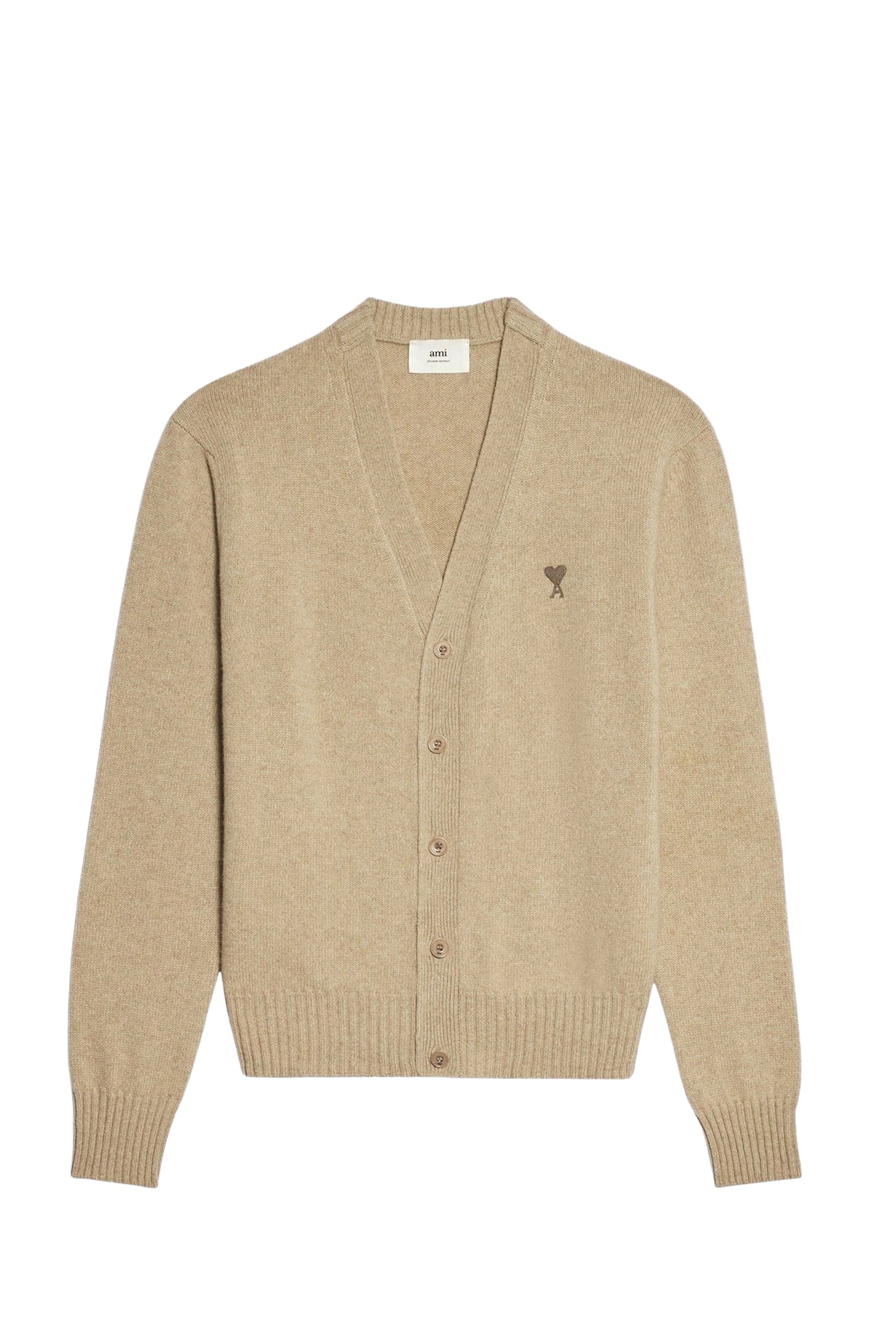 Cardigan Ami de Cœur en cachemire et laine - Beige