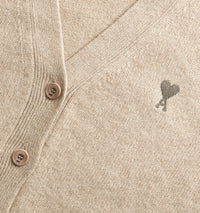 Cardigan Ami de Cœur en cachemire et laine - Beige
